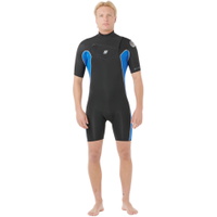 Mens Dawn Patrol 2mm Chest Zip Shorty Fato De Mergulho